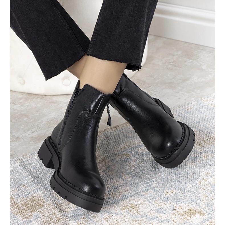 Victorin crne ženske čizme crna 1