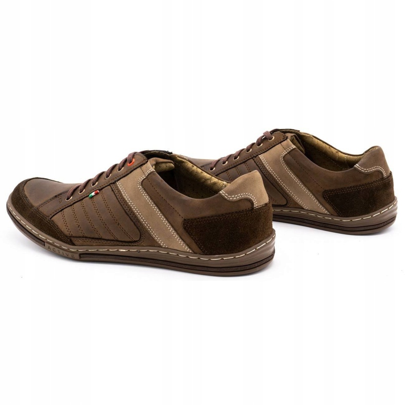 Olivier kožne muške cipele 236GT smeđe smeđa 6