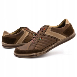 Olivier kožne muške cipele 236GT smeđe smeđa 5