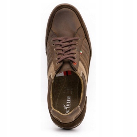 Olivier kožne muške cipele 236GT smeđe smeđa 7