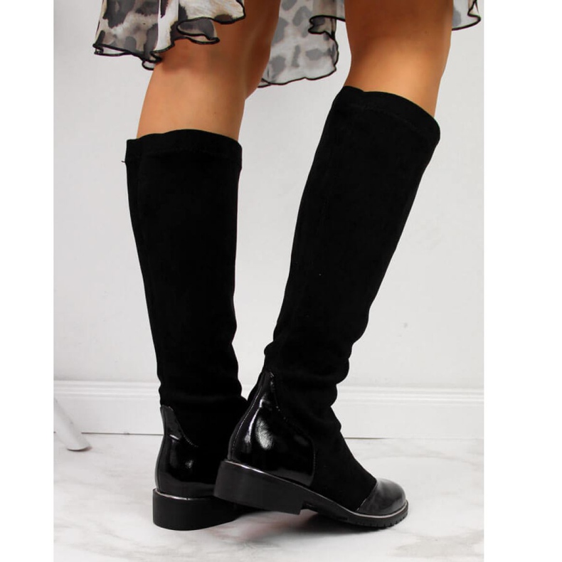 Crne izolirane čizme od antilopa Filippo W PAW289 crna 2