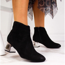 Čizme s ukrasnom petom T.Sokolski W SCA144A crne crna 1