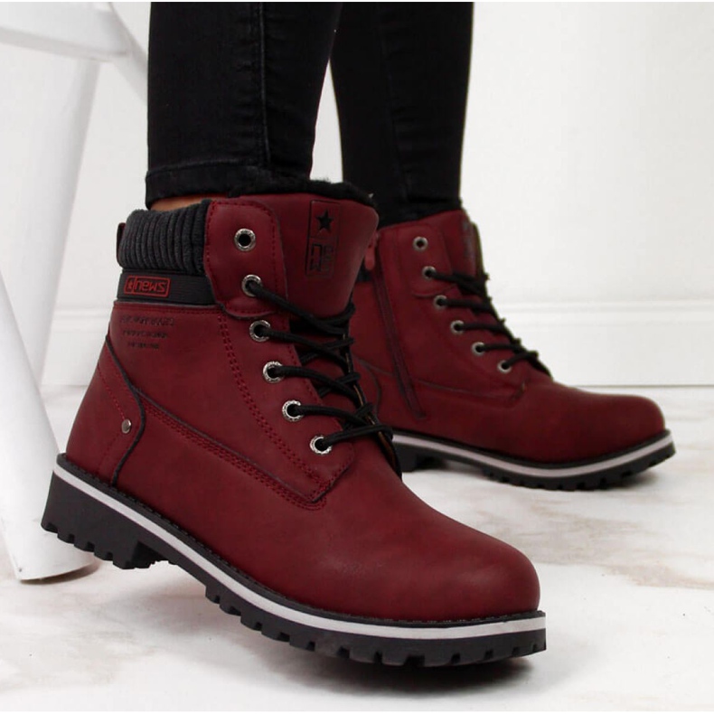 Izolirane planinarske čizme Vijesti W EVE317B bordo 1