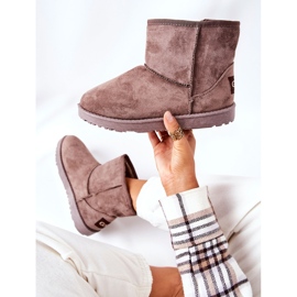 Vicandi smeđe krznene čizme s toplim snijegom smeđa 1