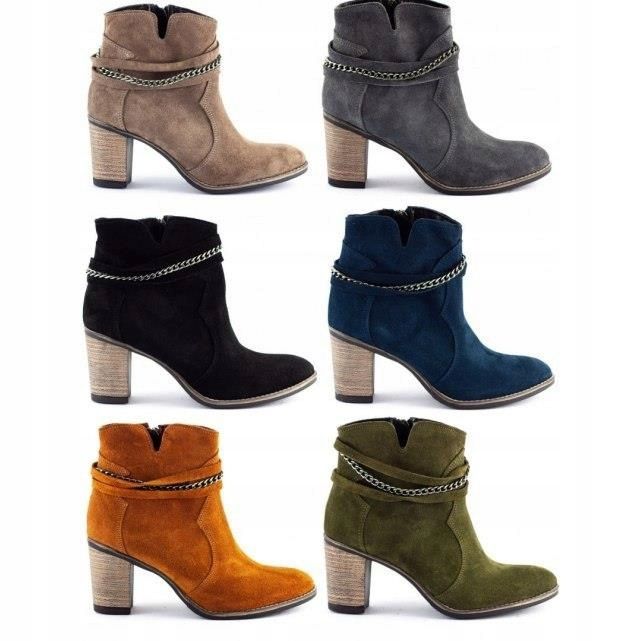 Olivier Ženske izolirane čizme sa sivim lancem siva 2