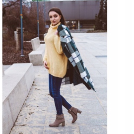 Olivier Ženske izolirane čizme sa sivim lancem siva 1