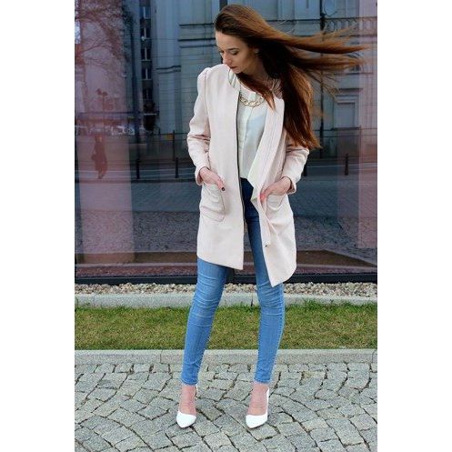 Lakirane elegantne štikle A899 bež 1