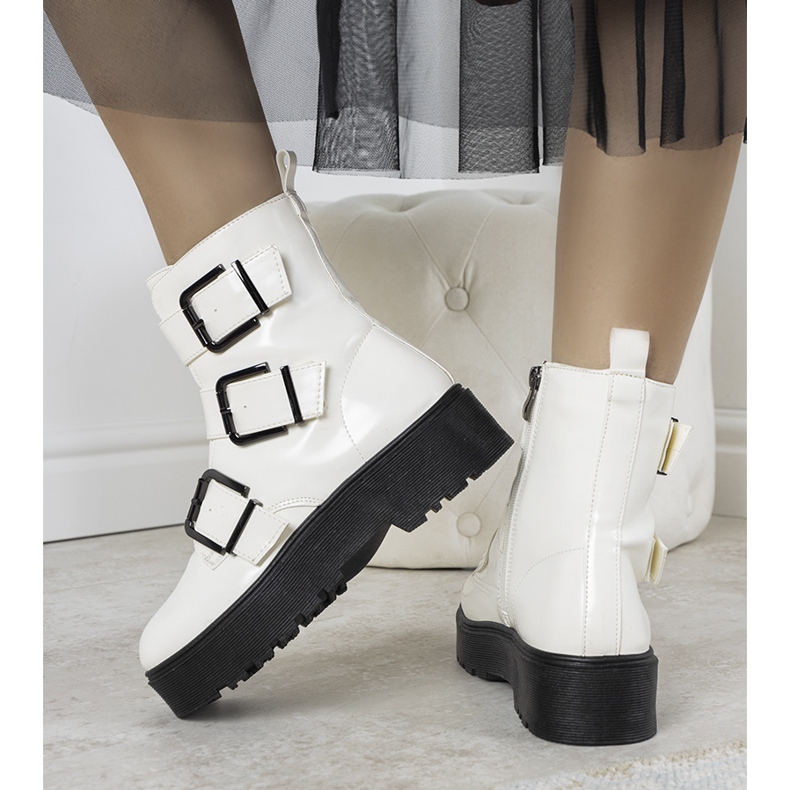 Austin bijele gležnjače bijela 2