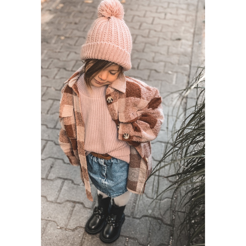 FR1 Dječje čizme Topli crni lanac Hinea crna 1