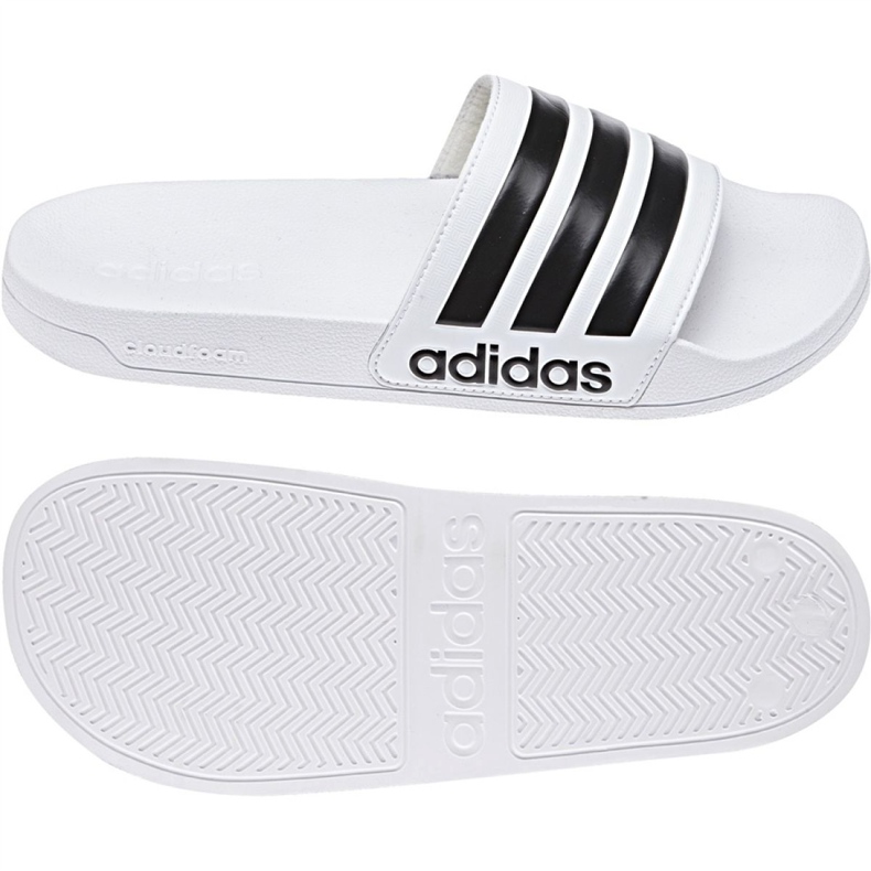 Adidas Adilette Tuš bijele papuče AQ1702 bijela 3