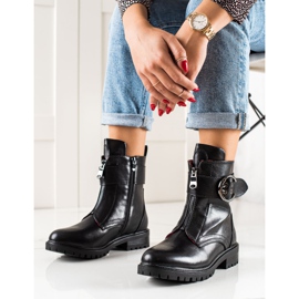 Erynn Crni radnici s kopčom crno 1