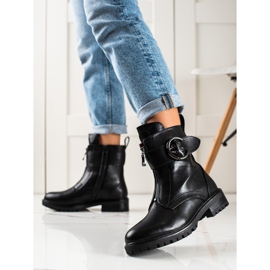 Erynn Crni radnici s kopčom crna 2