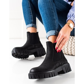 Chelsea čizme od eko kože marke Sergio Leone crno 1