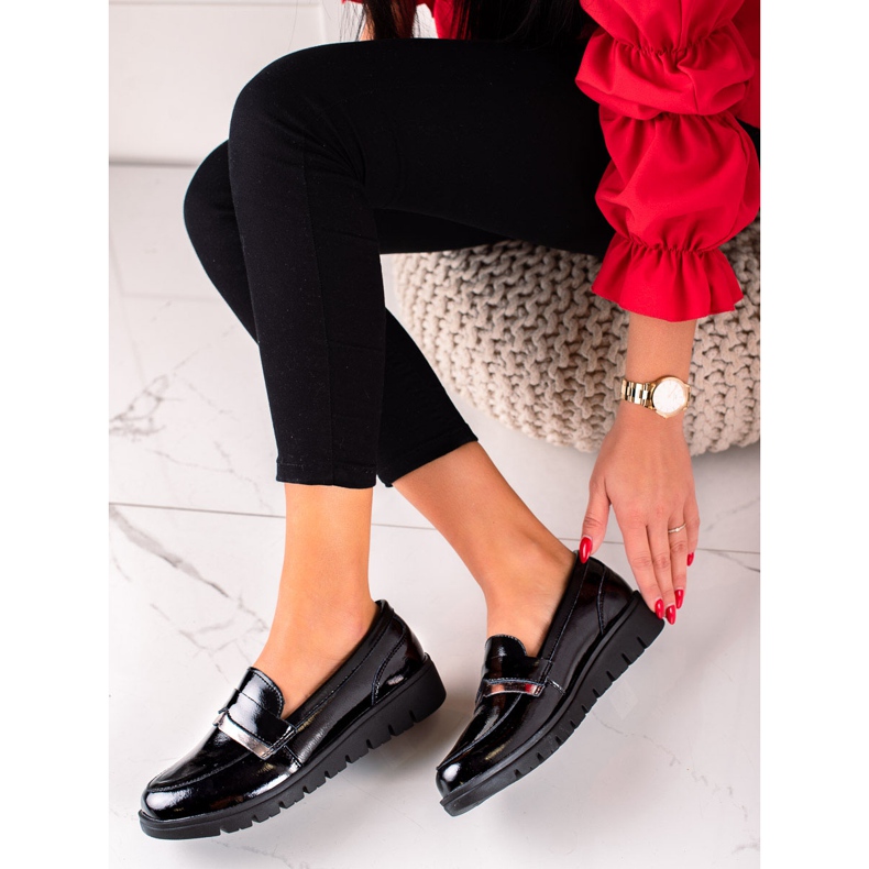 Filippo Udobne kožne cipele crno 1