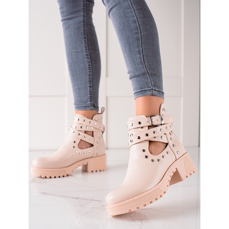 Bestelle Modni radnici sa kamenčićima bež 2