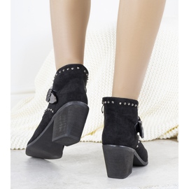 Crne Hughes kaubojske čizme crno 2