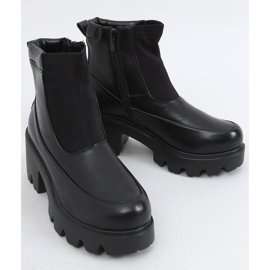 Crne čizme na debelim potplatima CH19208 Crne crna 1