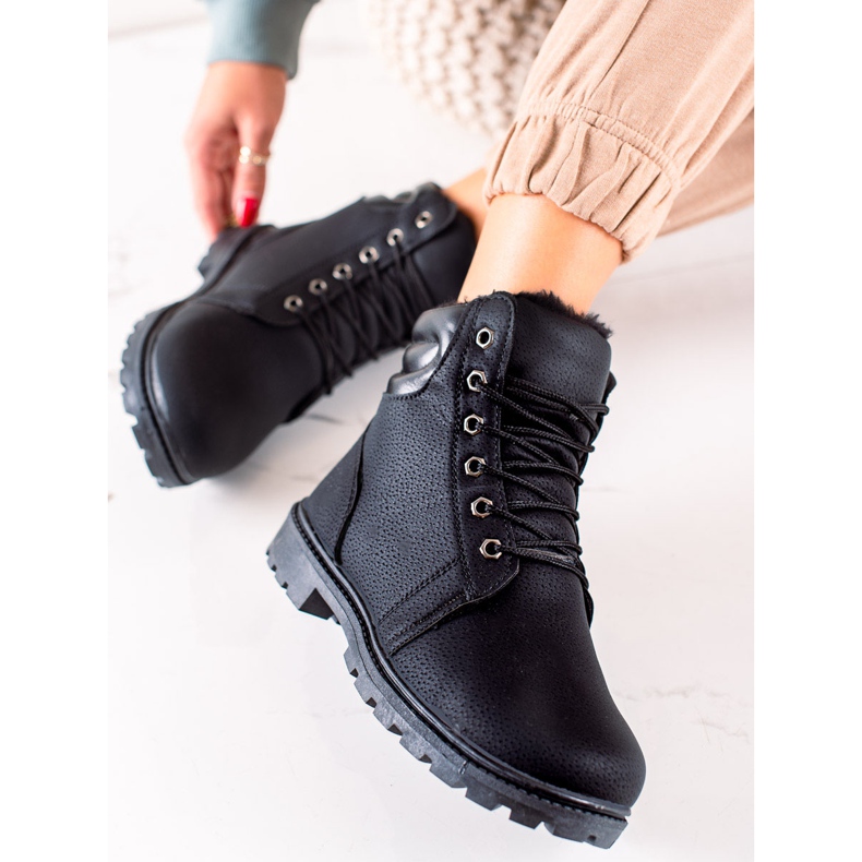 TRENDI Crni hvatači sa zagrijavanjem crno 2