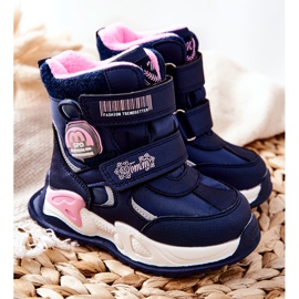 PJ2 Dječje tople čizme za snijeg Nami Blue Nemi Boots mornarsko plava 1