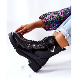 PG1 Tople lakirane čizme Colira Black crno 2