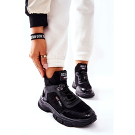 PH1 Visoko tople kožne sportske cipele Crna zasluga 1