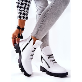 Čizme zagrijane krznom Sergio Leone bijele TR740 bijela 2