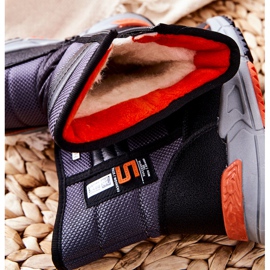 PJ2 Dječje crne tople čizme za snijeg Leoth crna 1