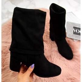 Vinceza W JAN34A izolirane čizme na preklop, crne crna 2