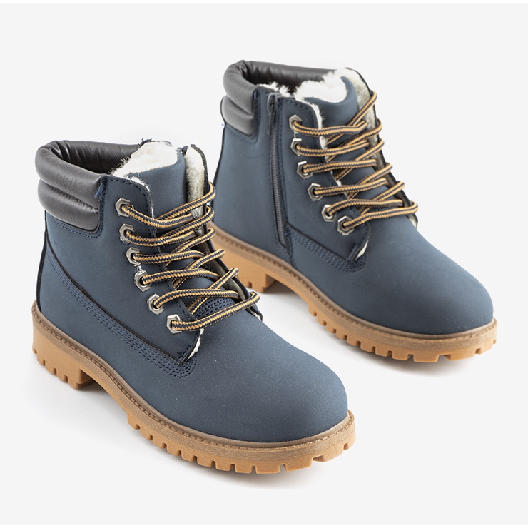 Dječje tamnoplave čizme Faye tamnoplava 1