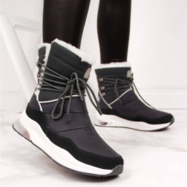 Sive izolirane čizme za snijeg Big Star W II274281 siva 1