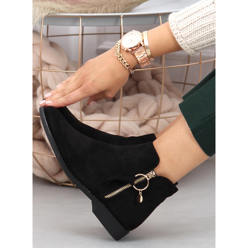 Ženske čizme Chelsea Viki Black crno 1