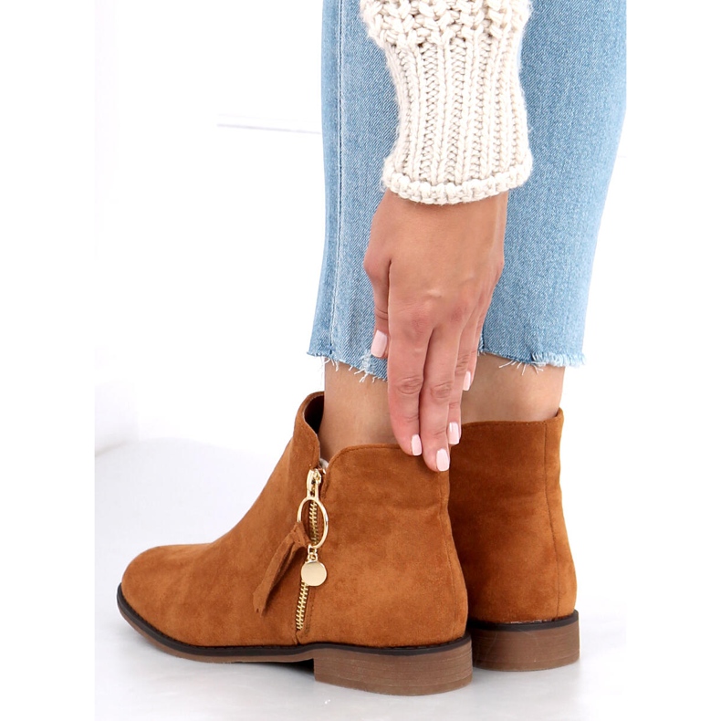 Ženske čizme Chelsea Viki Camel smeđa 1