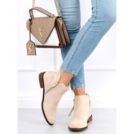 Ženske čizme Chelsea Viki Bež 1