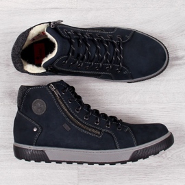 Izolirane čizme Rieker 38920 M tamnoplave mornarsko plava 2