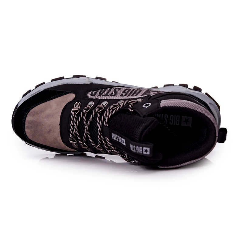 Muške cipele za planinarenje Big Star II174203 Crno-siva bež crna 1