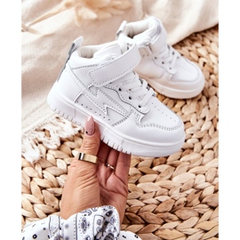 FR1 Dječje visoke sportske cipele White Bartnie bijela 2