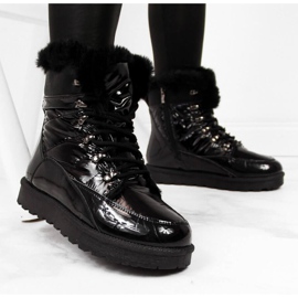 Izolirane čizme za snijeg Potocki W WOL27A crne crno 1