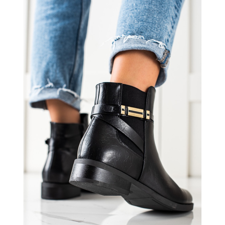 W. Potocki Elegantne crne čizme Potocki crna 1