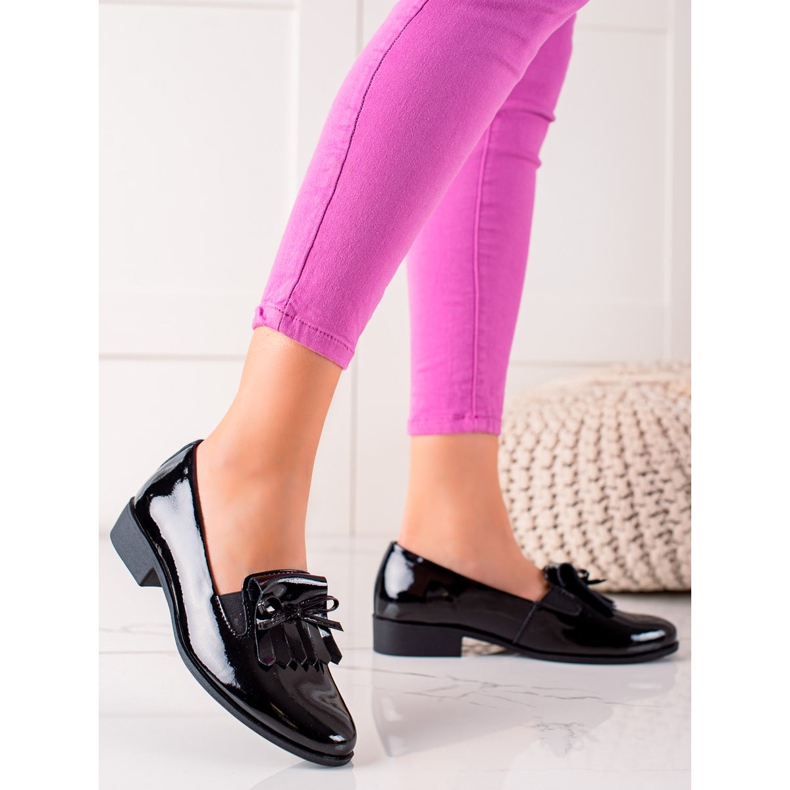 Filippo Kožne broge s mašnom crna 1