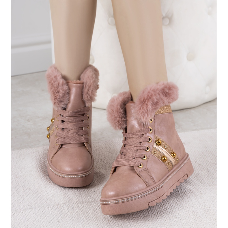 Bernal roze zimske tenisice ružičasta 2