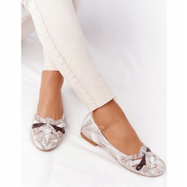 Ženske kožne balerinke Maciejka 01358-44 Dirty Beige bež 4