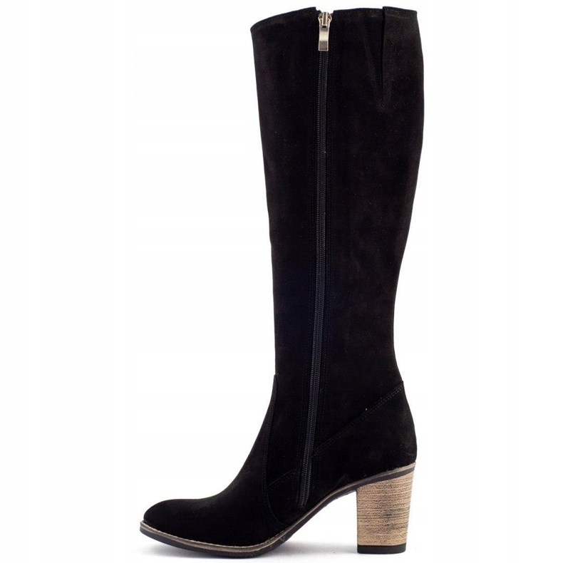 Olivier Crne ženske izolirane čizme na stupu crna 1