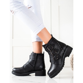 Anesia Paris Radnici sa kopčama crna 1