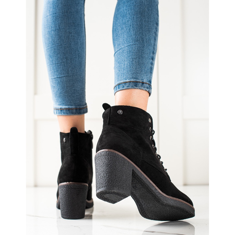 TRENDI Čizme do gležnja crna 1