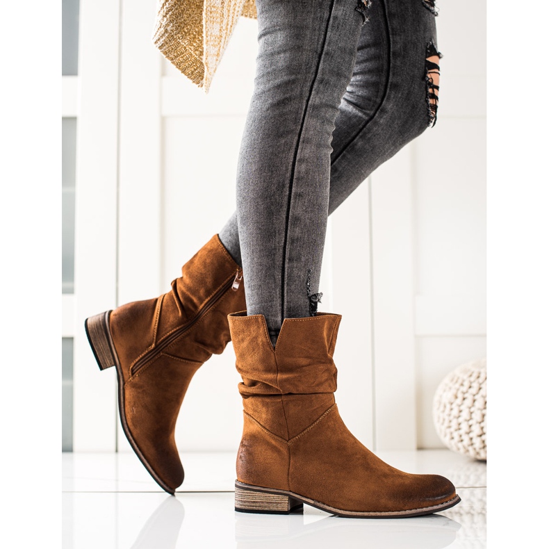 Evento Kaubojske čizme od antilopa smeđa 1