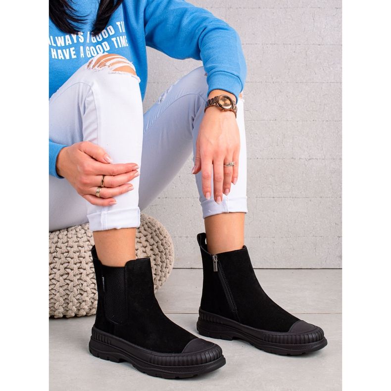 Big Star II274354 ženske čizme crna 1