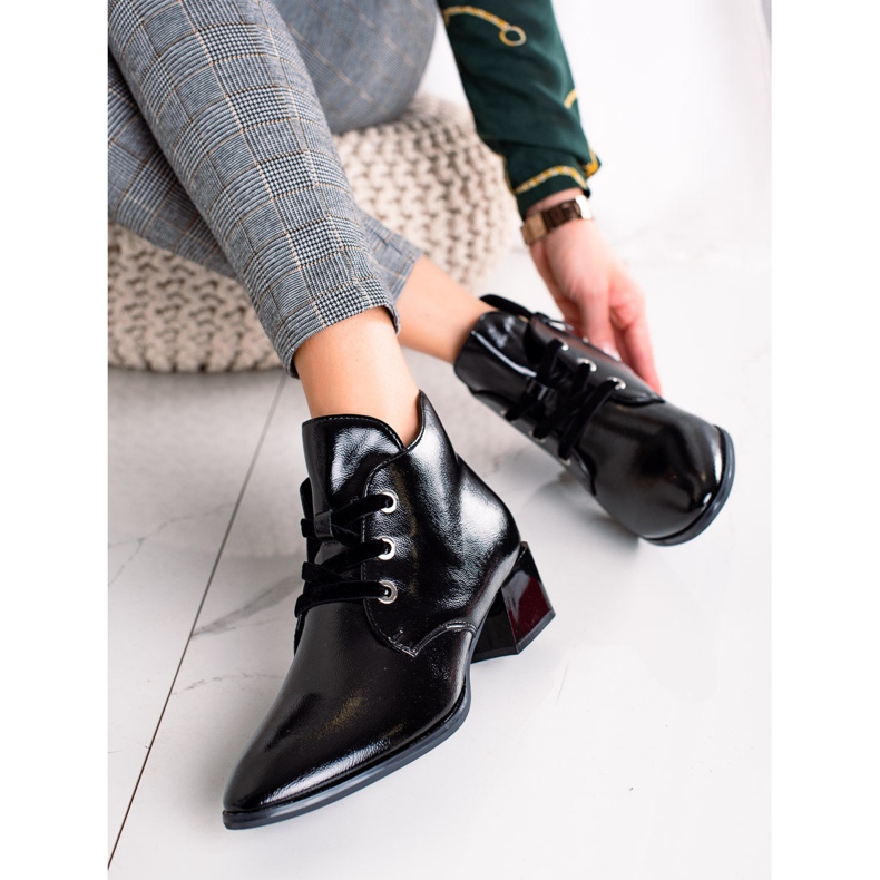 Čizme s niskom petom od Sergio Leonea crna 2