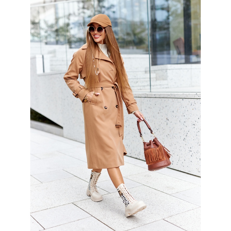 Ljubavna priča o radnicima od bež elastične tkanine crna 1