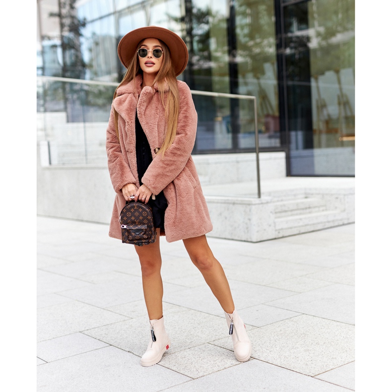 PS1 Ženske čizme na platformi Bež Charlee 1