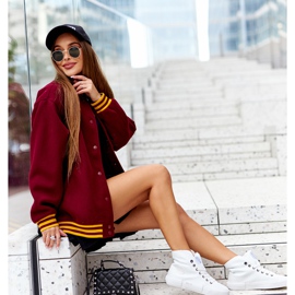 Ženske tenisice Big Star II274156 Bijele izolirane bijela 2